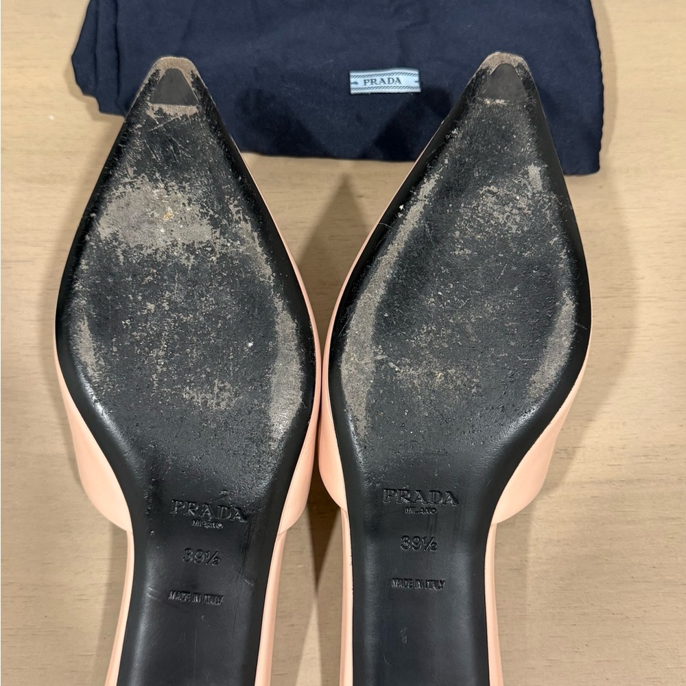 Prada Women's Blush Mules - Picture 2 of 2
